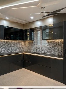 Contemporary kitchen interior
