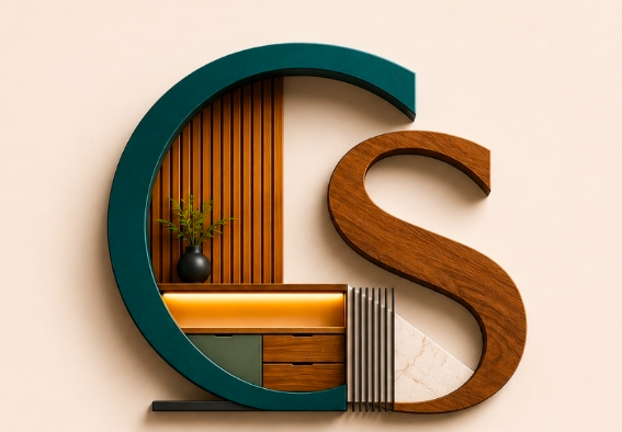 Craft Space Interior CS logo